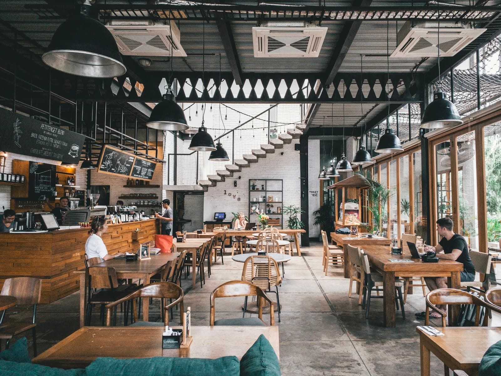 Warm ambiance of the Logic Restaurant